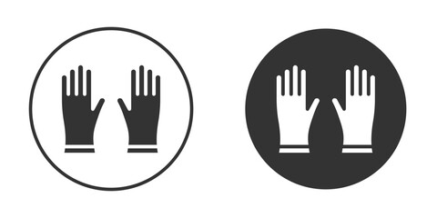Gloves icon clipart vector designs for graphic projects