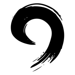 Brush Style Arrow PNG Icons. Red, Blue and Black Arrows with Hand Painted Texture. Textured Brush Arrows PNG. Hand Drawn Brushstroke Arrow PNG Set