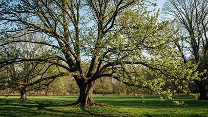 Obraz premium Tree Branches on Mount Wood