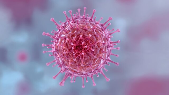 Microscopic image of renal carcinoma cells