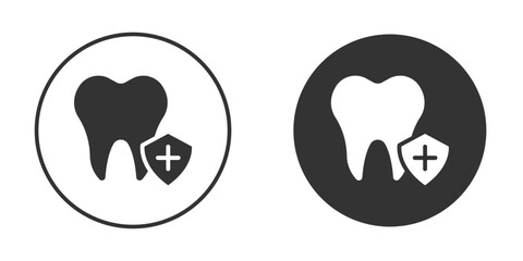 Dental insurance icon clipart vector designs for graphic projects