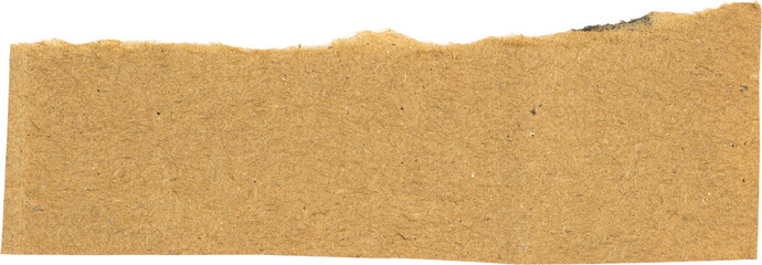 torn brown paper with rough uneven edges