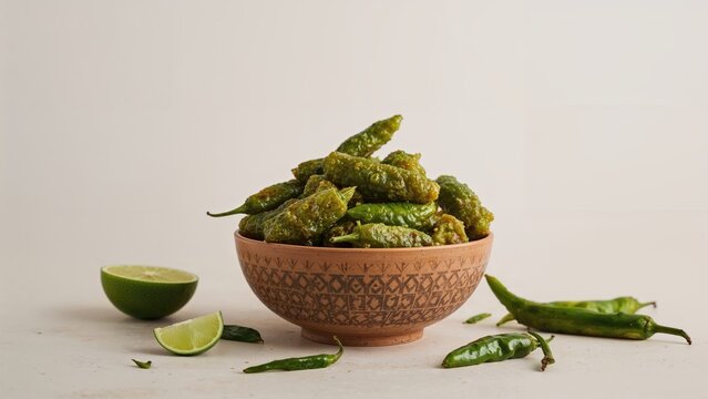 Tangy lime chutney displayed in a bowl