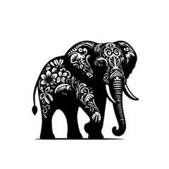 Realistic Elephant Vector – Detailed Wildlife Animal Illustration