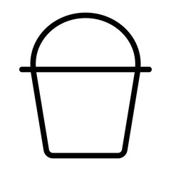 
Illustration showing black icons of building materials and everything related to construction on a white background