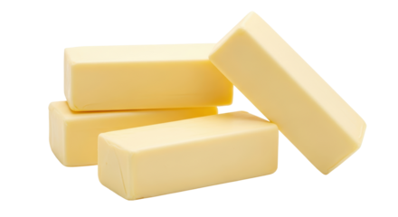 Isolated Butter Sticks