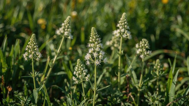 Summer snapshot of parsnip varieties thriving in shaded environments, part of the carrot family