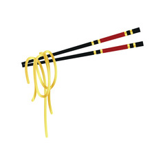 Chopstick With Noodles