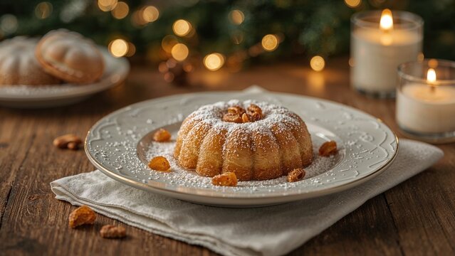 Close-up of a dish of Kutya served on a napkin