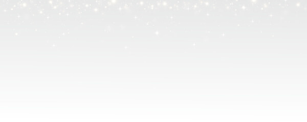 Golden Sparkles and Shining Dust . Christmas Light Effect with Glowing Stars, Magical Spark Particles, Glitter Confetti Overlay on Transparent Background for Festive Vector Design.PNG