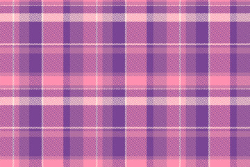 Website tartan seamless plaid, stripped background vector check. Ethnic textile fabric texture pattern in violet and red colors.