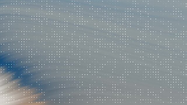 Sand Sea Abstract backdrop with blurred motion and white dots creating a modern technology look and feel