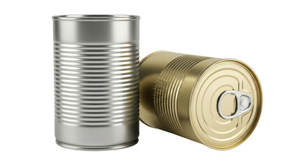 Isolated Food Cans