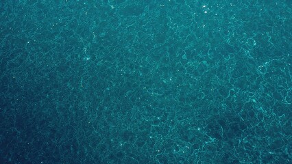 Satellite perspective of tropical ocean waters, illustrating natural sea textures from above