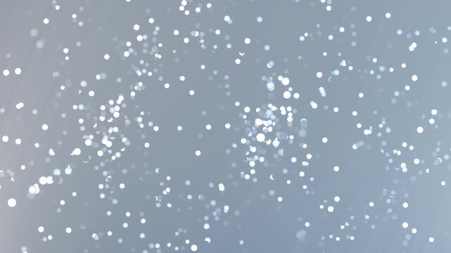 Stormy Sky Mist Elegant silver background with sparkling light particles creating a mesmerizing and dreamy atmosphere