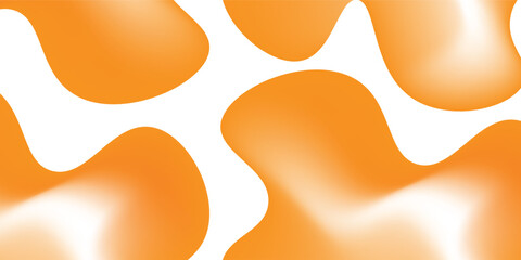 abstract orange gradient vector background simple cloud for banner and cover. futuristic art. eps 10