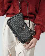 fancy ladies handbag purse isolated image with creative style lifestyle image 