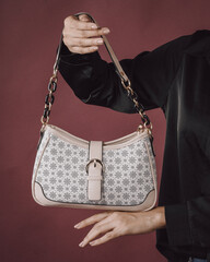 fancy ladies handbag purse isolated image with creative style lifestyle image 