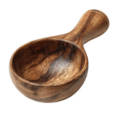 Handcrafted Wooden Scoop: Rustic Charm for Kitchen & Home