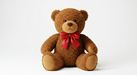 Obraz premium bear on white background