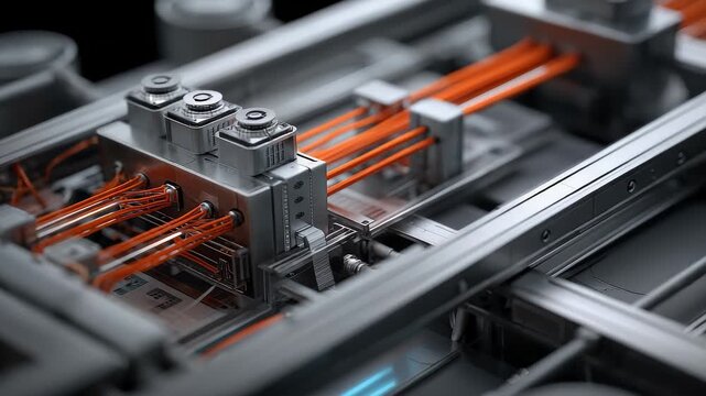 Precision Mechanical Structure and Data Transmission with Orange Cables
