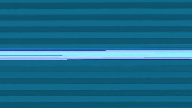 Horizontal light blue stripes glitch - Powered by Adobe