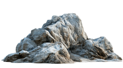Large detailed rock formation featuring realistic textures and colors