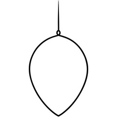 Plumb Line isolated on white