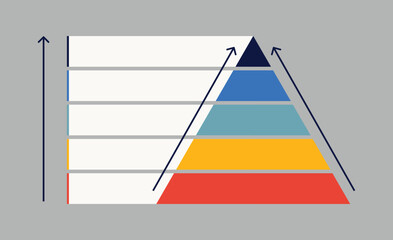 Hierarchy of control triangle template diagram design