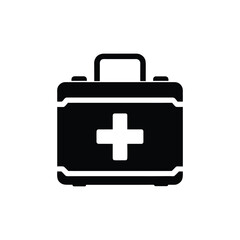 First aid kit box drawing vector.