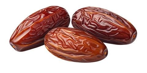 High-Resolution Close-Up of Glossy Dried Dates on Transparent Background
Shiny Reddish-Brown Dried Dates Isolated with Clipping Path
