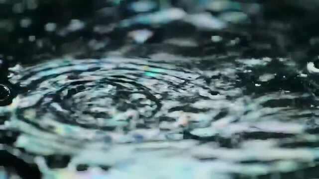 Energetic Ripples Across Liquid Metal Surface  