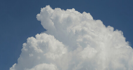 Big white clouds are spreading.