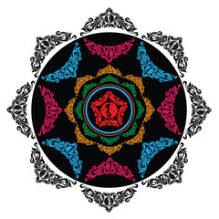 Thai Art Ornate Mandala