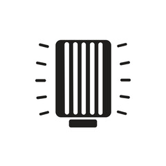 Light therapy icon simple vector medical treatment