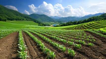 Exploring Sustainable Agriculture Innovations in Mountainous Terraced Fields for Climate Resilience and Future Growth