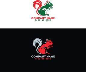 Squirrel Logo - Playful Emblem for Nature or Business