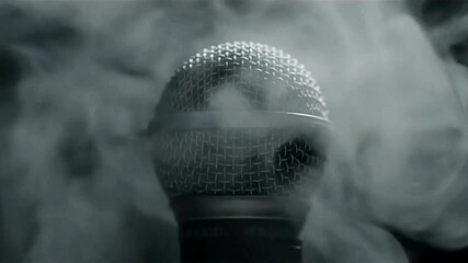 Microphone obscured in smoke grey tones