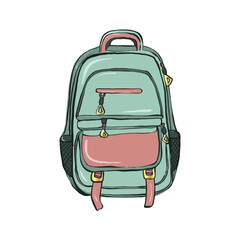 Back to School. School supplies. Vector illustration.