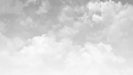 Black sky background with white clouds. twilight and Black colors. Black  pattern and black textured background. White cloudy sky for background.