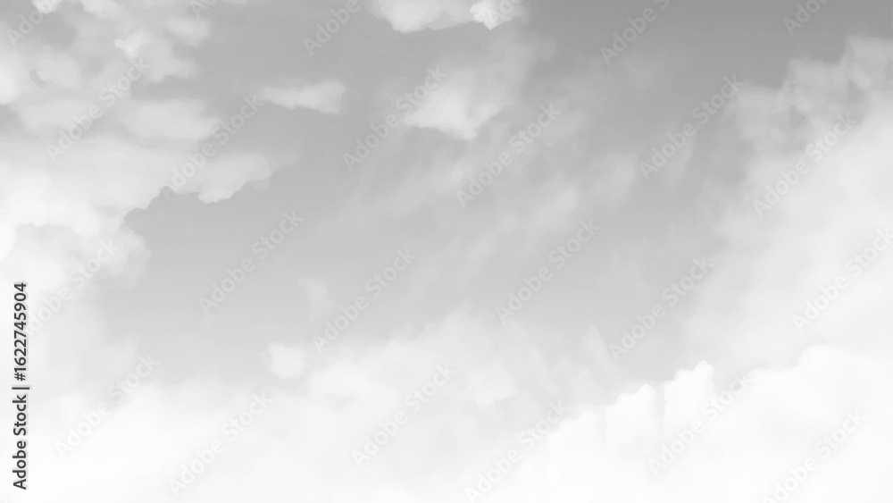 Wall mural sky with clouds, a view from an aeroplane above the clouds. abstract nature background with clouds i