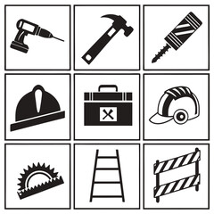 Simple Icon Vector Design Set Modern Graphic Symbols and Signs Collection