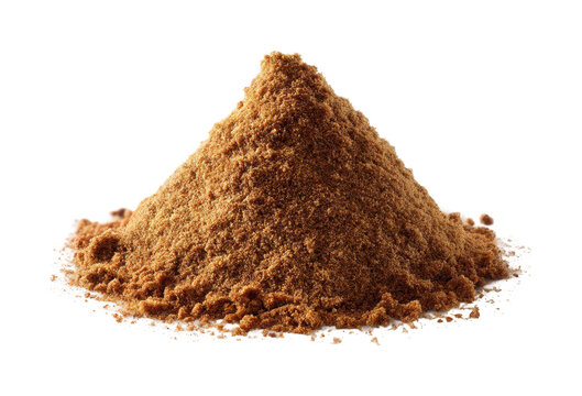 Exploring culinary uses of brown spice powder kitchen food flavor isolated on transparent background, png