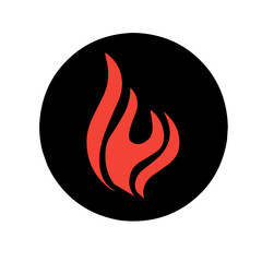 Fire Logo vector icon