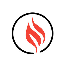 Fire Logo vector icon
