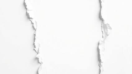 Obraz premium Paper scraps with a white background