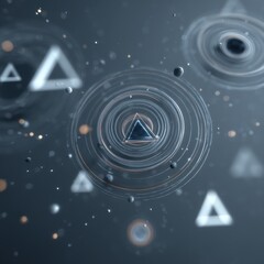 Abstract Triangle Geometric Composition