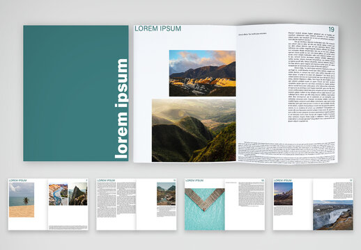 Clean Print Presentation Design