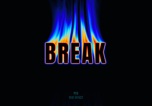 Gradient Melting Text Effect