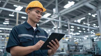 portrait of a young engineer